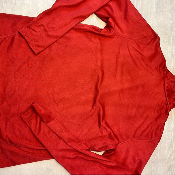Nike Crimson Quarter-Zip Top - Picture 3 of 3